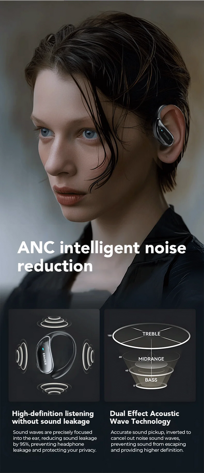 XT80 ActiveBeat Bluetooth Earphones – True Wireless Noise Reduction Headphones with Secure Earhooks