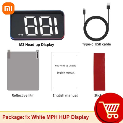 Car HUD Digital Speedometer Head Up Display