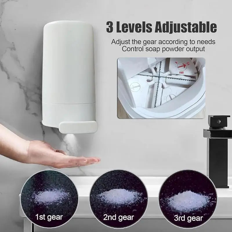 Wall-Mounted Soap Grinder Dispenser with Lid