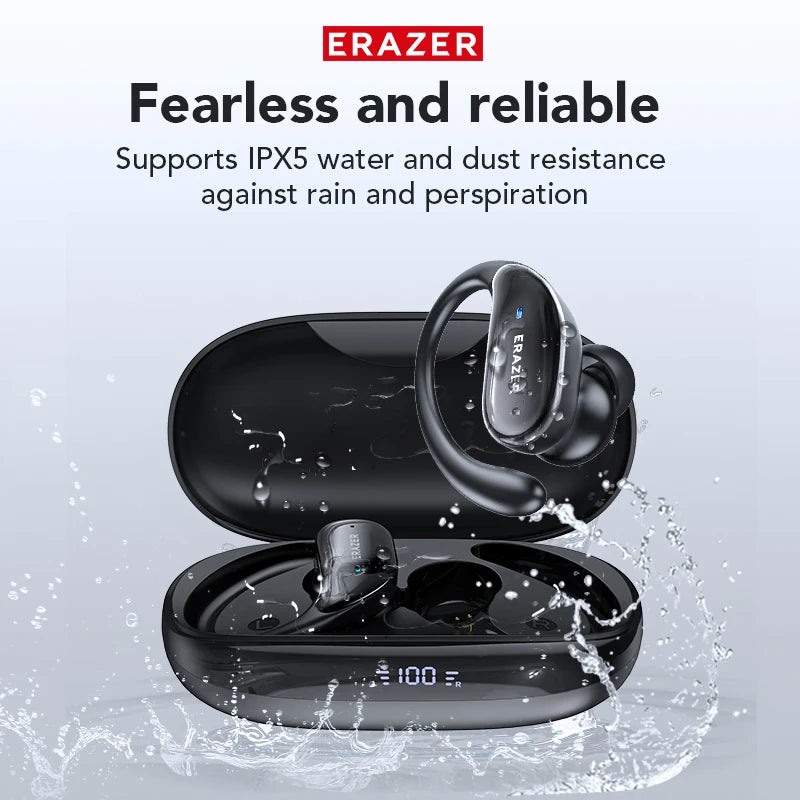 XT80 ActiveBeat Bluetooth Earphones – True Wireless Noise Reduction Headphones with Secure Earhooks