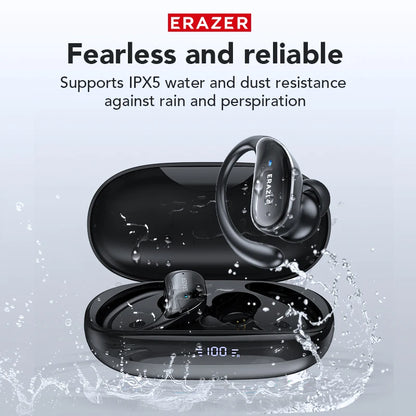XT80 ActiveBeat Bluetooth Earphones – True Wireless Noise Reduction Headphones with Secure Earhooks