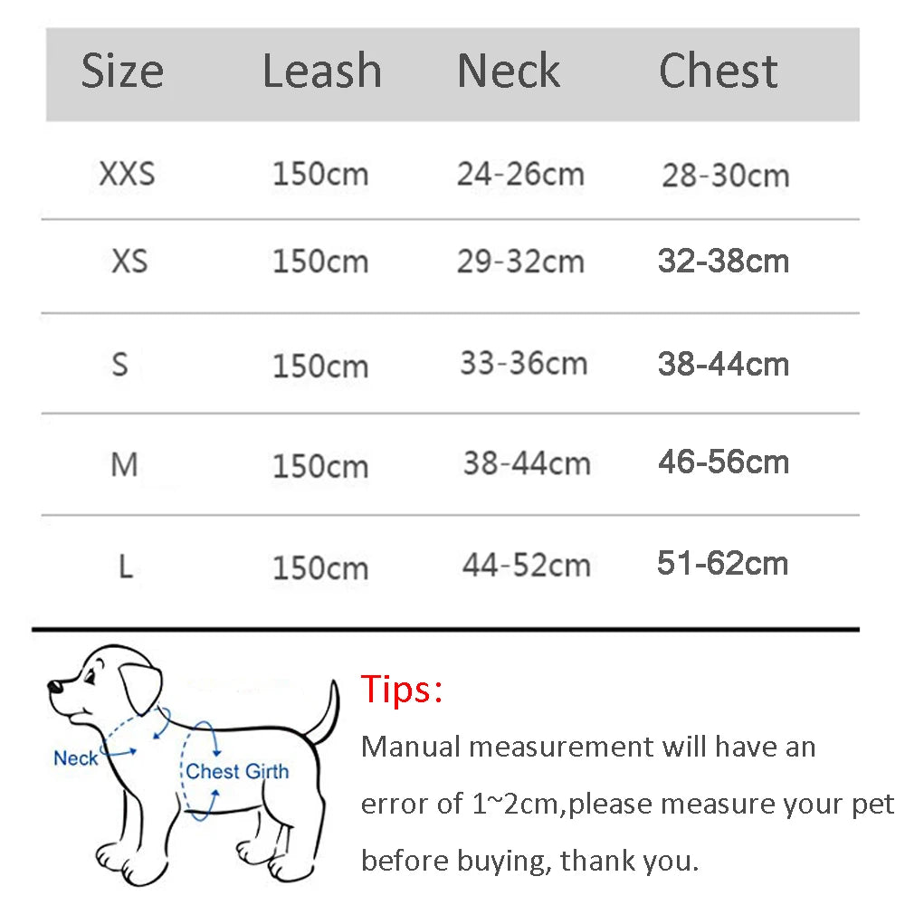 PawComfort™ Adjustable Harness & Lead Set for Small Dogs and Puppies