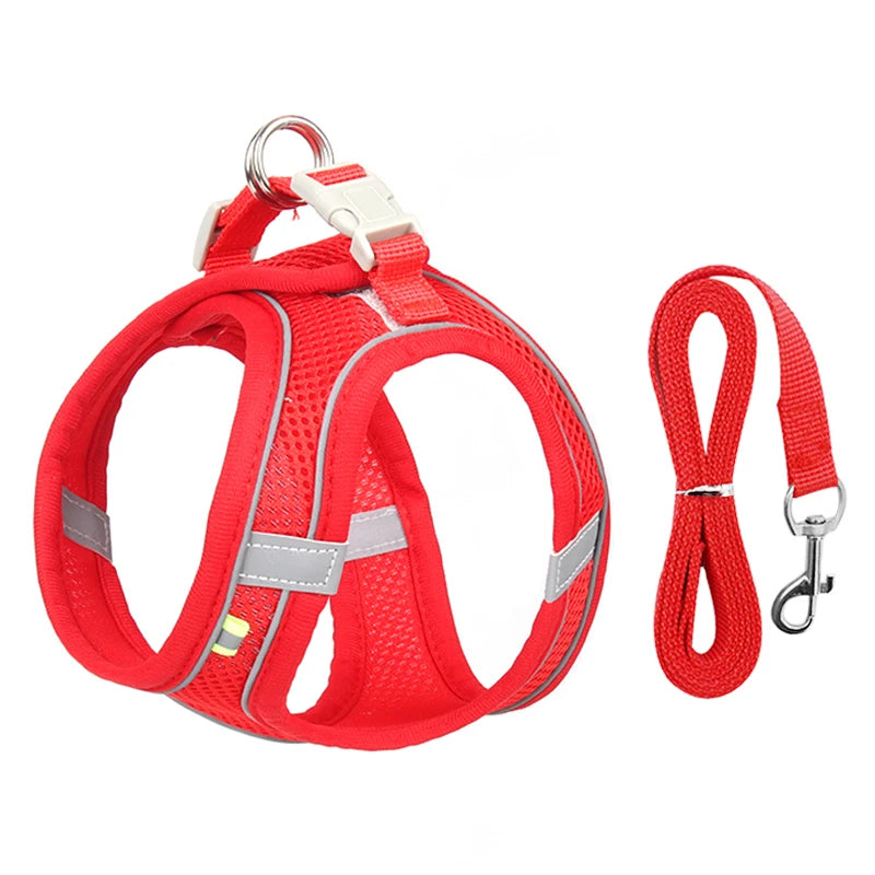 PawComfort™ Adjustable Harness & Lead Set for Small Dogs and Puppies