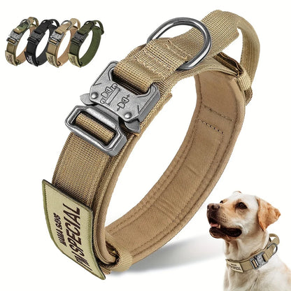 CommandK9™ Military-Style Training Collar with Handle & Patch
