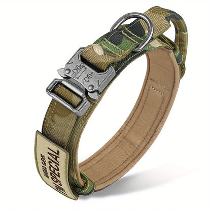 CommandK9™ Military-Style Training Collar with Handle & Patch