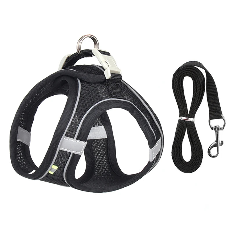 PawComfort™ Adjustable Harness & Lead Set for Small Dogs and Puppies