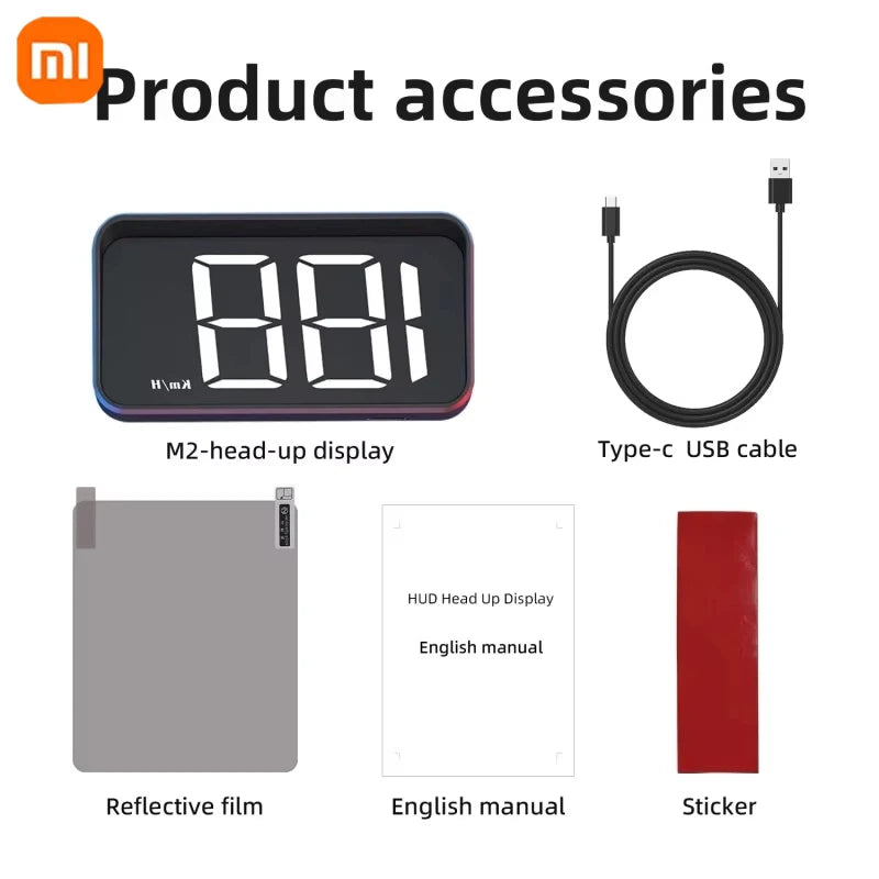 Car HUD Digital Speedometer Head Up Display