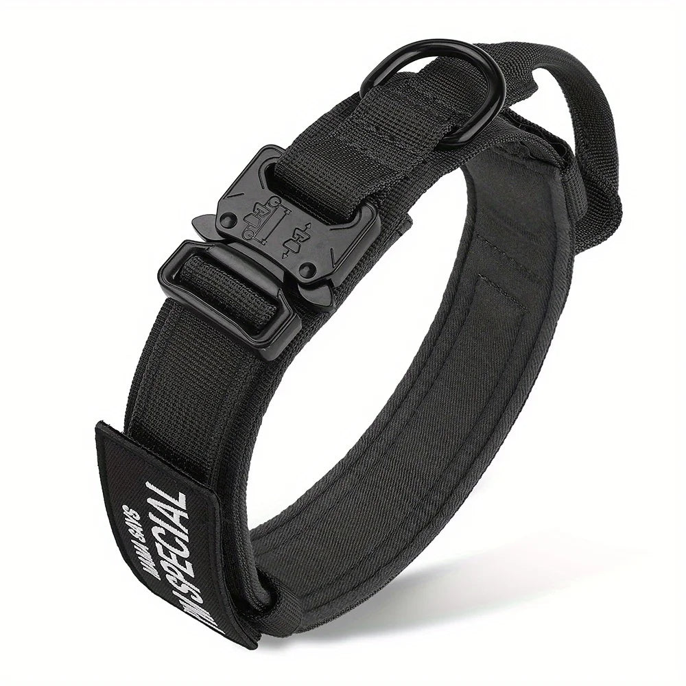 CommandK9™ Military-Style Training Collar with Handle & Patch