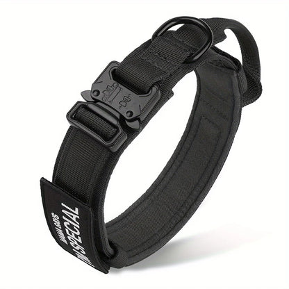 CommandK9™ Military-Style Training Collar with Handle & Patch