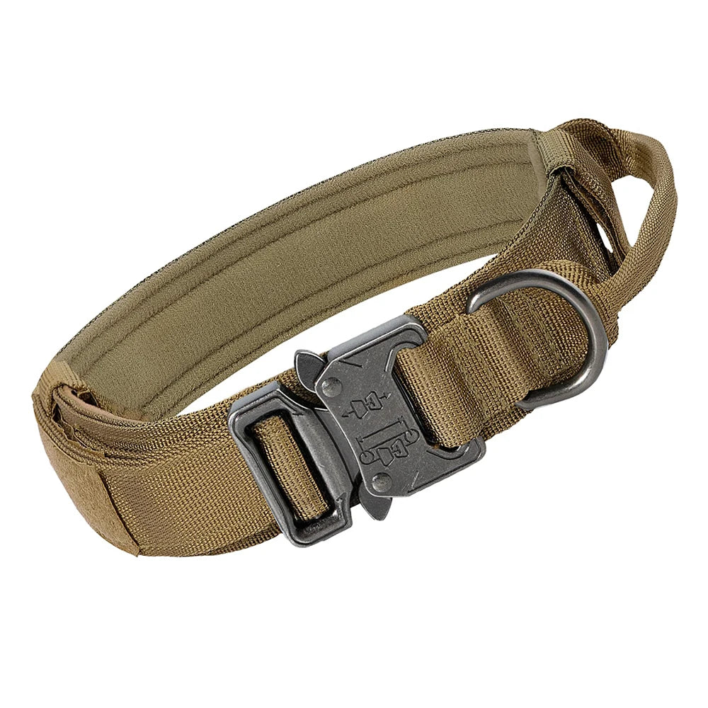 CommandK9™ Military-Style Training Collar with Handle & Patch