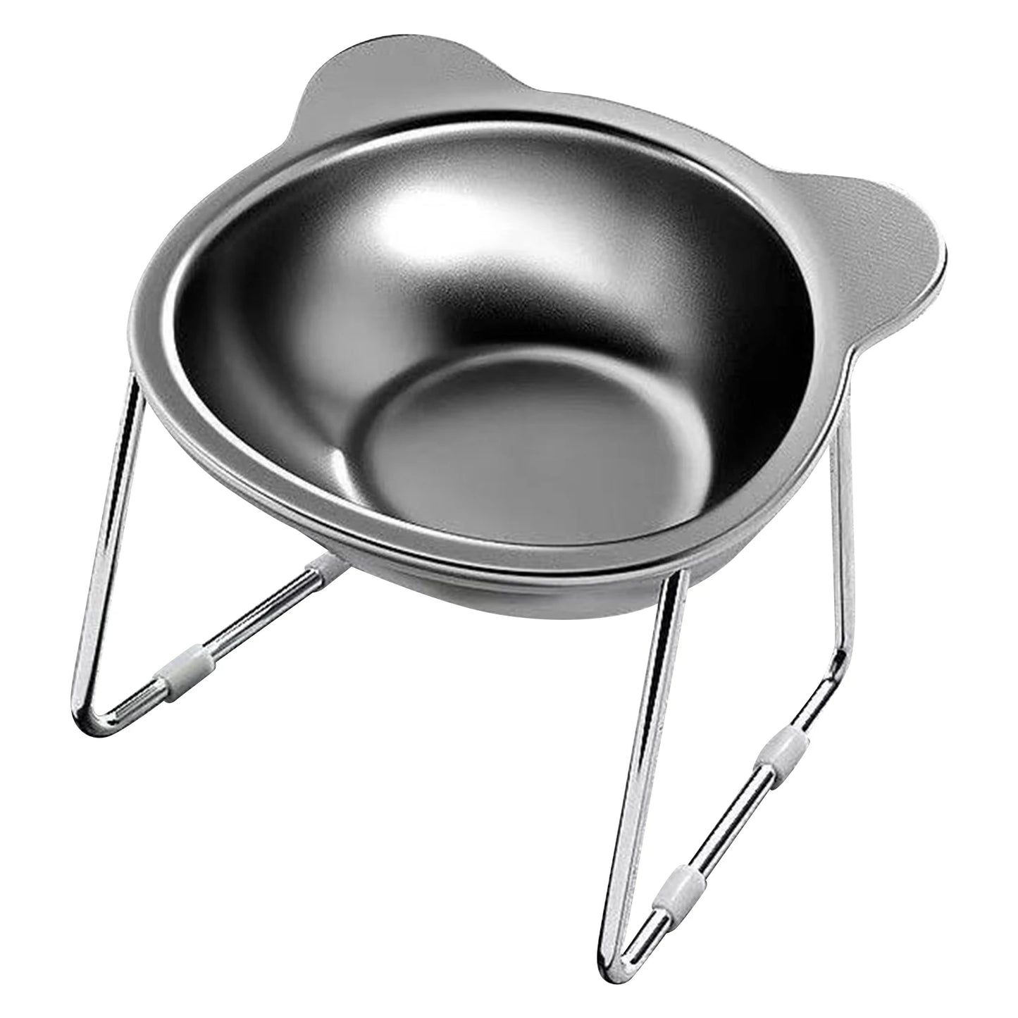 ComfortFeed™ Anti-Strain Stainless Steel Bowl for Cats and Dogs