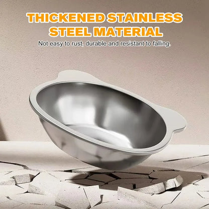 ComfortFeed™ Anti-Strain Stainless Steel Bowl for Cats and Dogs