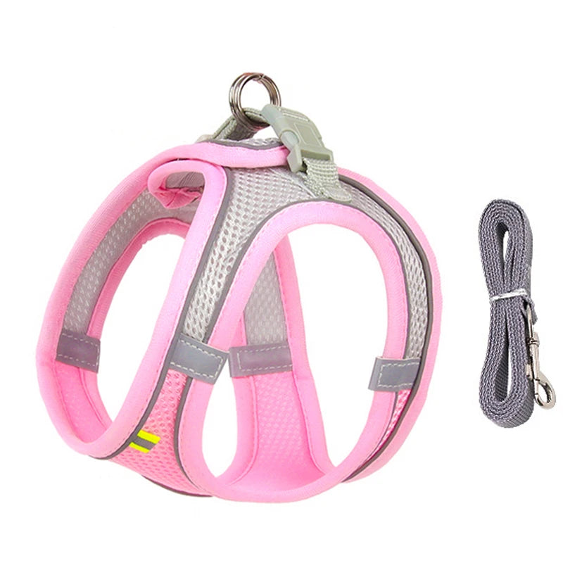 PawComfort™ Adjustable Harness & Lead Set for Small Dogs and Puppies