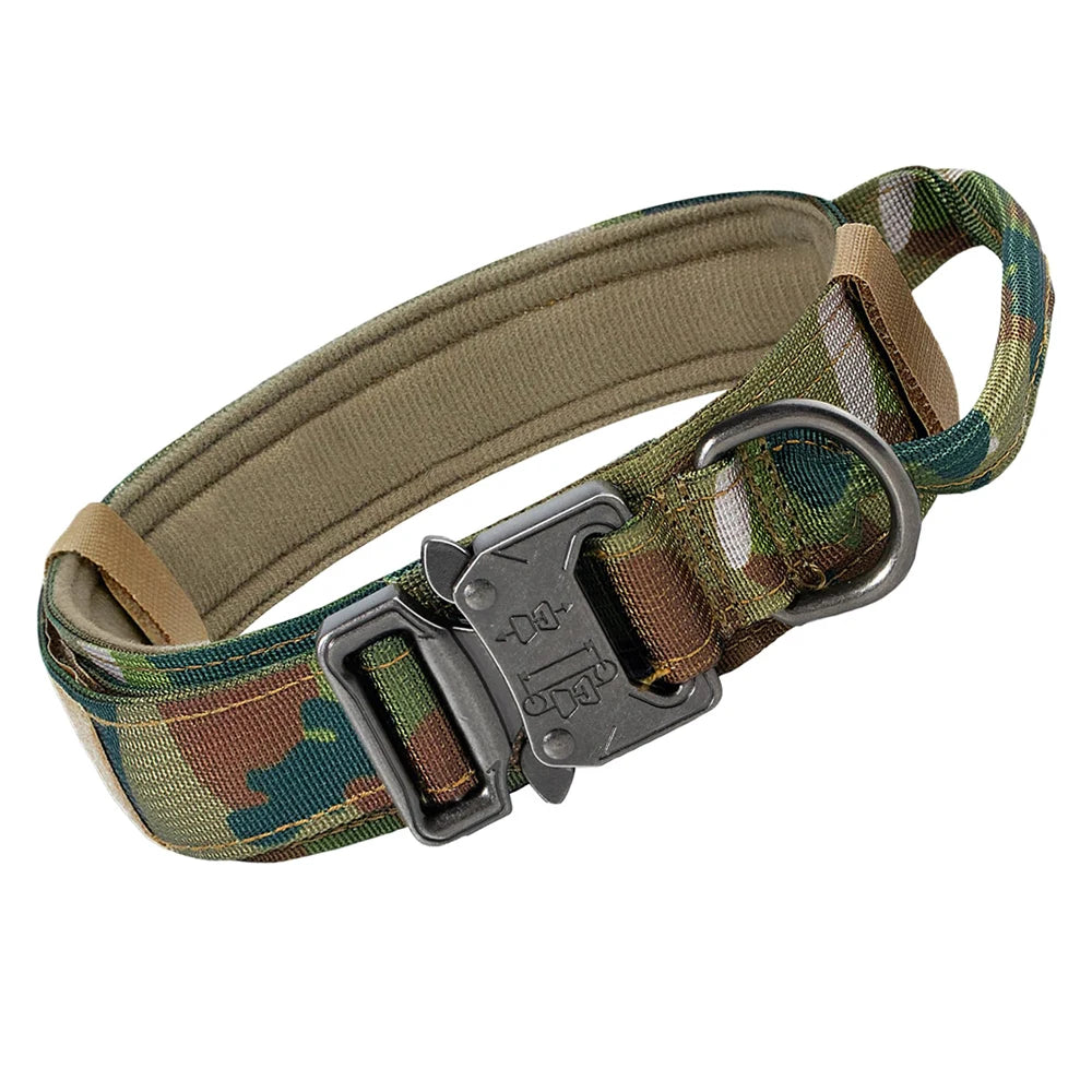 CommandK9™ Military-Style Training Collar with Handle & Patch