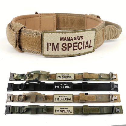 CommandK9™ Military-Style Training Collar with Handle & Patch