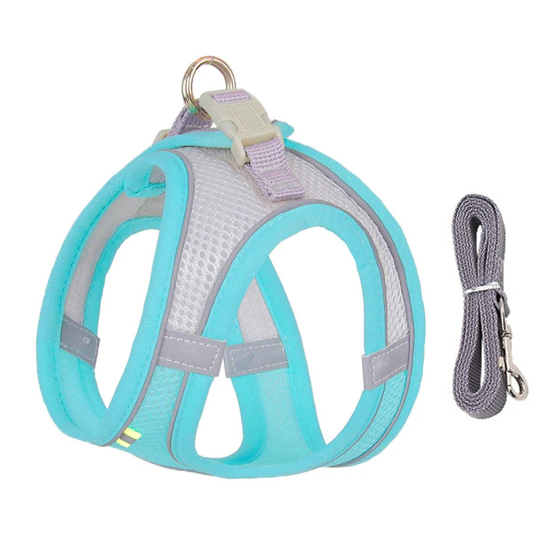 PawComfort™ Adjustable Harness & Lead Set for Small Dogs and Puppies